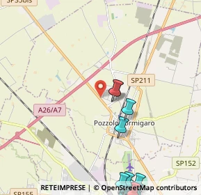Mappa Strada per Alessandria, 15068 Pozzolo Formigaro AL, Italia (3.7125)