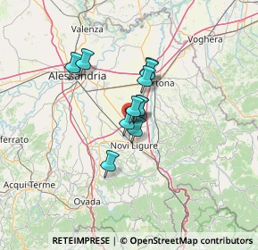 Mappa Strada per Alessandria, 15068 Pozzolo Formigaro AL, Italia (7.98818)
