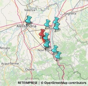 Mappa Strada per Alessandria, 15068 Pozzolo Formigaro AL, Italia (9.95545)