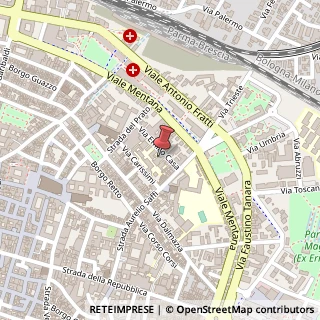 Mappa Via Emilio Casa, 10, 43121 Parma, Parma (Emilia Romagna)