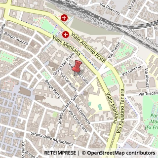 Mappa Via Emilio Casa, 12, 43121 Parma, Parma (Emilia Romagna)
