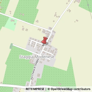 Mappa Via Chiesa Staggia, 23, 41030 San Prospero, Modena (Emilia Romagna)