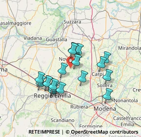 Mappa Via Frassinara, 42015 Correggio RE, Italia (12.26889)