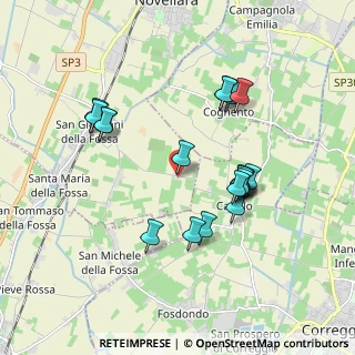 Mappa Via Frassinara, 42015 Correggio RE, Italia (1.76842)