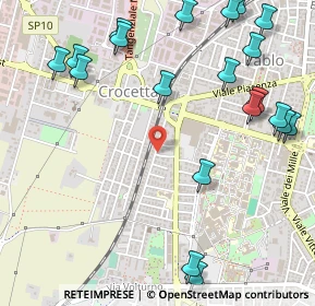 Mappa Via Antonio Meucci, 43126 Parma PR, Italia (0.7075)