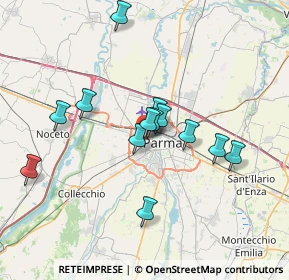 Mappa Via Antonio Meucci, 43126 Parma PR, Italia (6.14385)