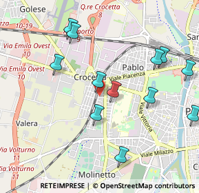 Mappa Via Antonio Meucci, 43126 Parma PR, Italia (1.075)