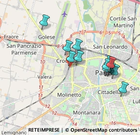 Mappa Via Antonio Meucci, 43126 Parma PR, Italia (1.75154)