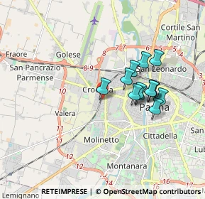 Mappa Via Antonio Meucci, 43126 Parma PR, Italia (1.48)