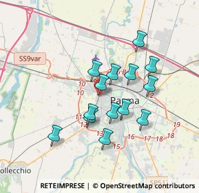 Mappa Via Antonio Meucci, 43126 Parma PR, Italia (2.94786)