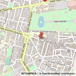 Mappa Via Massimo D'Azeglio, 106, 43125 Parma, Parma (Emilia Romagna)