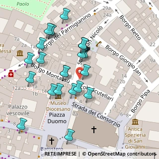 Mappa Piazza Duomo, 43121 Parma PR, Italia (0.048)