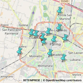 Mappa Viale Antonio Gramsci, 43125 Parma PR, Italia (1.65667)