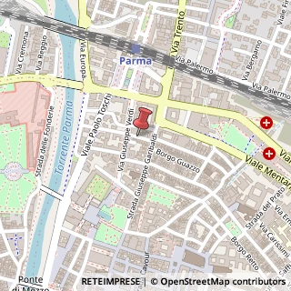 Mappa G.B.Borghesi, 43121 Parma PR, Italia, 43121 Parma, Parma (Emilia Romagna)