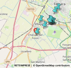 Mappa Strada Statale Porrettana, 44124 Ferrara FE, Italia (1.8775)