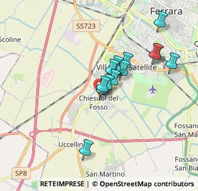 Mappa Strada Statale Porrettana, 44124 Ferrara FE, Italia (1.37929)