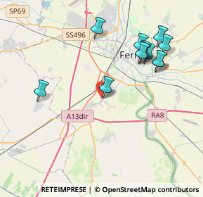 Mappa Strada Statale Porrettana, 44124 Ferrara FE, Italia (4.22417)