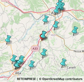 Mappa Via Scotti, 14055 Costigliole d'Asti AT, Italia (10.6155)