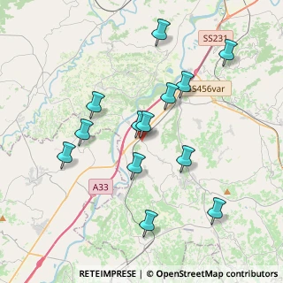 Mappa Via Scotti, 14050 Costigliole d'Asti AT, Italia (3.81923)
