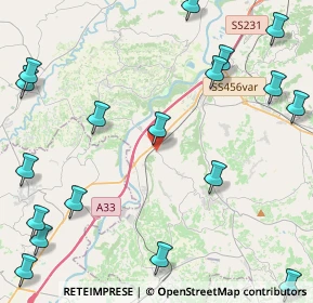 Mappa Via Scotti, 14055 Costigliole d'Asti AT, Italia (6.5305)
