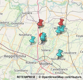 Mappa Strada Romana Nord, 41012 Autotrasportatori MO, Italia (10.44091)