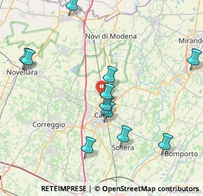 Mappa Strada Romana Nord, 41012 Autotrasportatori MO, Italia (8.54455)