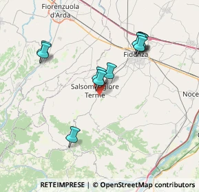 Mappa Via Paradiso, 43039 Salsomaggiore Terme PR, Italia (7.16273)