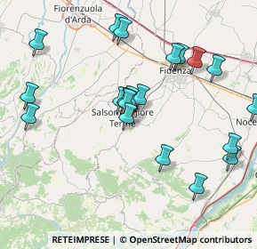 Mappa Via Paradiso, 43039 Salsomaggiore Terme PR, Italia (8.305)