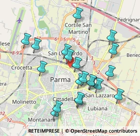 Mappa Viale Antonio Fratti, 43122 Parma PR, Italia (1.9585)