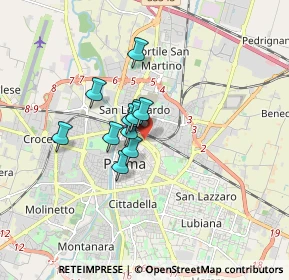 Mappa Viale Antonio Fratti, 43122 Parma PR, Italia (1.05091)