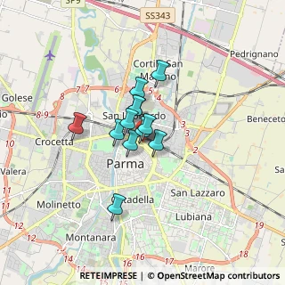 Mappa Viale Antonio Fratti, 43122 Parma PR, Italia (0.97917)