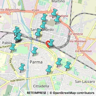 Mappa Viale Antonio Fratti, 43122 Parma PR, Italia (1.1955)