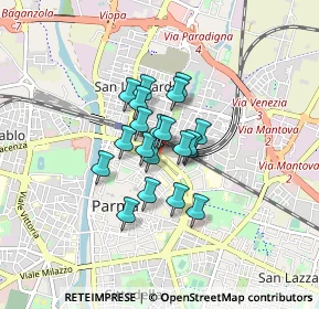Mappa Viale Antonio Fratti, 43122 Parma PR, Italia (0.5135)