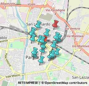 Mappa Viale Antonio Fratti, 43122 Parma PR, Italia (0.615)