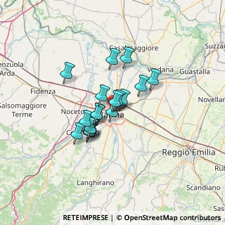 Mappa Viale Antonio Fratti, 43122 Parma PR, Italia (9.13778)
