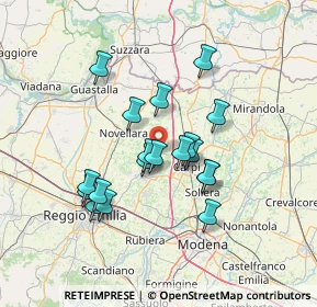 Mappa Via Svoto Canale, 41012 Migliarina MO, Italia (11.90579)