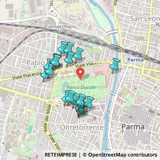 Mappa Parco Ducale, 43125 Parma PR, Italia (0.412)