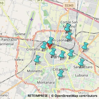 Mappa Parco Ducale, 43125 Parma PR, Italia (1.77333)
