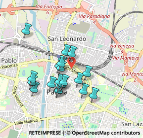 Mappa Viale Mentana, 43100 Parma PR, Italia (0.7755)