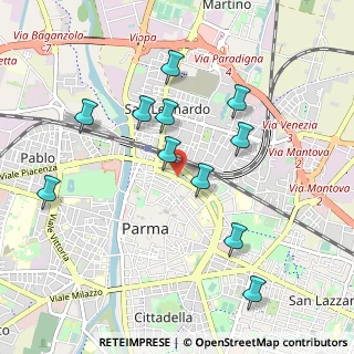 Mappa Viale Mentana, 43100 Parma PR, Italia (0.97818)