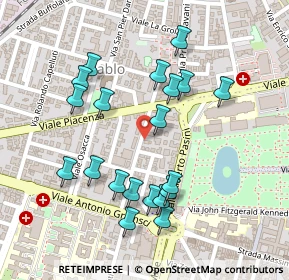 Mappa Via Marchesi Luigi e Salvatore, 43126 Parma PR, Italia (0.2385)