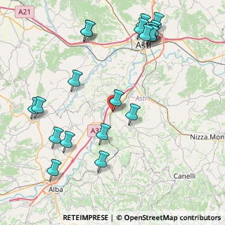 Mappa Via Don Michele Sonaglia, 14050 Costigliole d'Asti AT, Italia (10.2065)