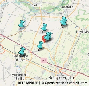 Mappa Via Claudia, 42024 Castelnovo di Sotto RE, Italia (5.84733)