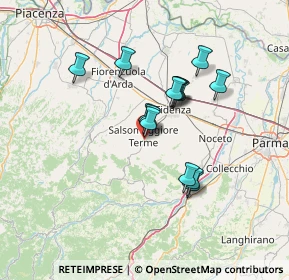 Mappa Via Montello, 43039 Salsomaggiore Terme PR, Italia (10.93571)