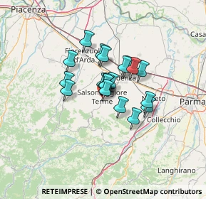 Mappa Via Montello, 43039 Salsomaggiore Terme PR, Italia (8.368)