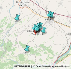 Mappa Via Montello, 43039 Salsomaggiore Terme PR, Italia (4.285)