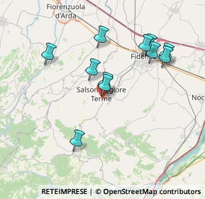 Mappa Via Montello, 43039 Salsomaggiore Terme PR, Italia (7.22182)