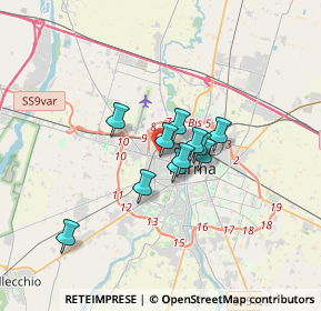 Mappa Via Rolando dei Capelluti, 43126 Parma PR, Italia (2.14909)