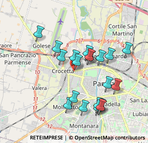 Mappa Via Rolando dei Capelluti, 43126 Parma PR, Italia (1.734)