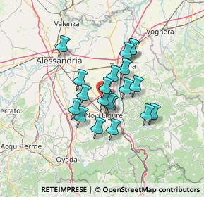 Mappa Strada Roveri, 15068 Pozzolo Formigaro AL (9.955)
